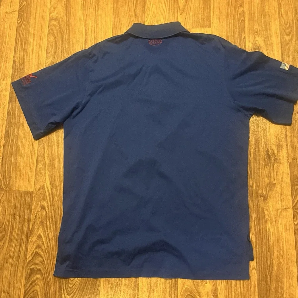 Polo Ralph Lauren Polo Golf Shirt Men Large Blue‎ Preppy Short Sleeve